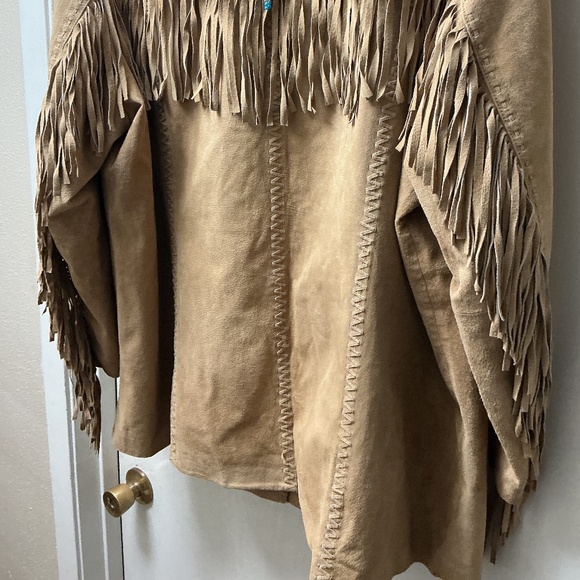 Via Accenti Southwestern leather jacket size W24 0045 - Picture 4 of 4